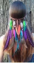 Load image into Gallery viewer, Bohemian Feather Headband